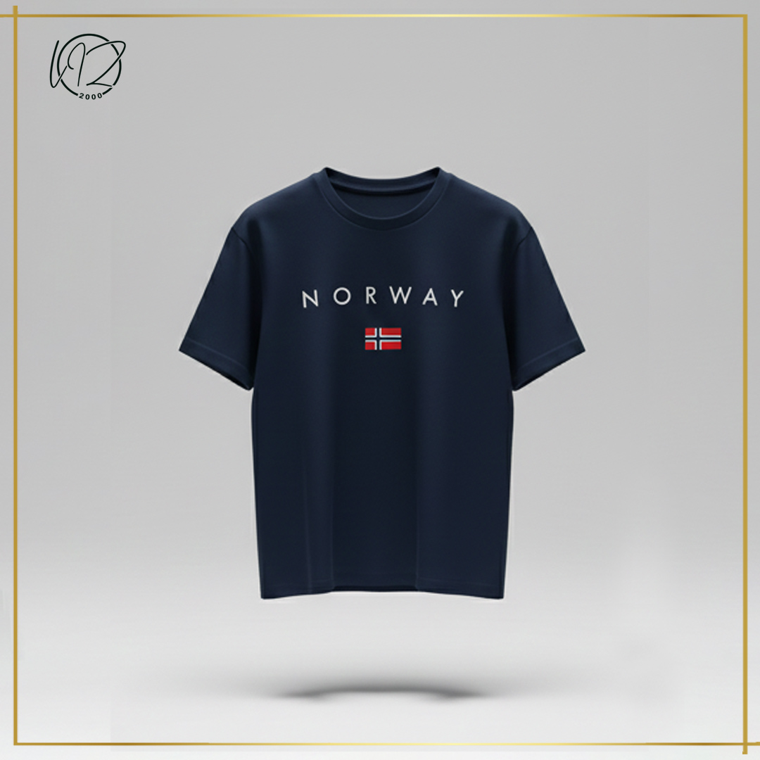Navy Blue NORWAY T-shirt