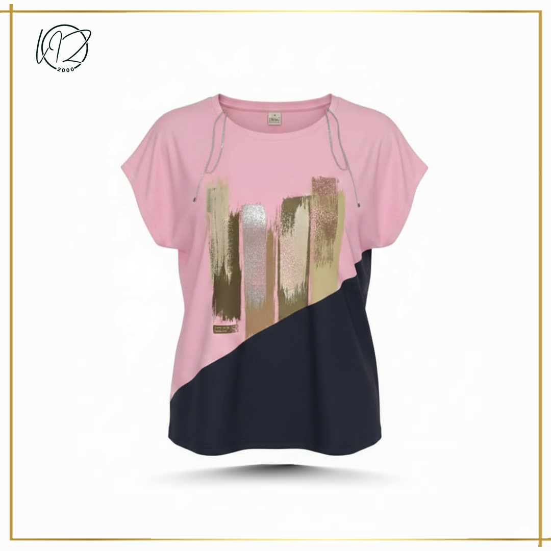 Pink and Black T-shirt