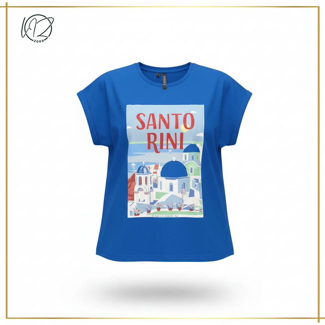 Santo Rini Blue T-shirt